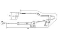 0 265 006 677 - Czujnik ABS BOSCH /przód P/ 