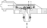 0 281 002 772 - Czujnik ciśnienia spalin BOSCH NISSAN/RENAULT