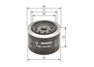 0 451 103 093 - Filtr oleju BOSCH OPEL