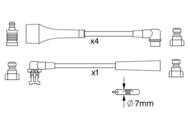 0 986 357 254 - Przewody zapłonowe BOSCH KPL.