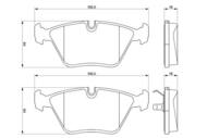 0 986 424 828 - Klocki hamulcowe BOSCH JAGUAR XJ6 86-97