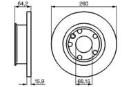 0 986 478 547 - Tarcza hamulcowa BOSCH VAG T4 90-96 KOŁA 14