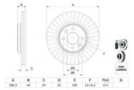 0 986 478 590 - Tarcza hamulcowa BOSCH RENAULT LAGUNA 97-01