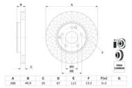 0 986 478 624 - Tarcza hamulcowa BOSCH DB W210 E-KLASA 95-02