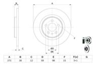 0 986 479 064 - Tarcza hamulcowa BOSCH /tył/ FIAT ULYSSE 02-