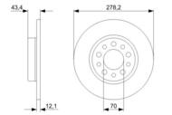 0 986 479 378 - Tarcza hamulcowa BOSCH /tył/ ALFA ROMEO 159 05-