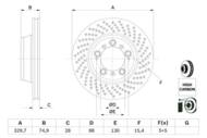 0 986 479 582 - Tarcza hamulcowa BOSCH /tył P/ PORSCHE 911 (996) 02-05
