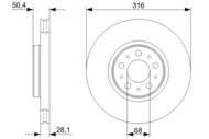 0 986 479 C85 - Tarcza hamulcowa BOSCH VOLVO XC90 02- KOŁA 16