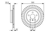 0 986 479 C95 - Tarcza hamulcowa BOSCH /tył/ BMW 2 F45 14-