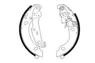 0 986 487 624 - Szczęki hamulcowe BOSCH FORD FIESTA 00-02 (-ABS)