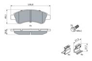 0 986 494 623 - Klocki hamulcowe BOSCH PSA XSARA 00-