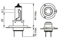 1 987 301 137 - Żarówka BOSCH H7 55 W 12V GIGALIGHT + 150