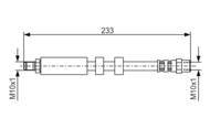 1 987 476 418 - Przewód hamulcowy giętki BOSCH 