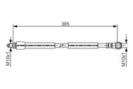 1 987 476 949 - Przewód hamulcowy giętki BOSCH 