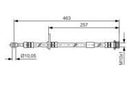 1 987 481 400 - Przewód hamulcowy giętki BOSCH 