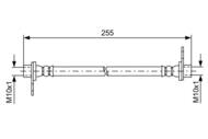 1 987 481 586 - Przewód hamulcowy giętki BOSCH 
