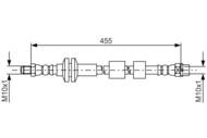 1 987 481 783 - Przewód hamulcowy giętki BOSCH 