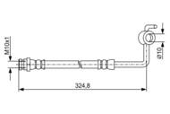 1 987 481 971 - Przewód hamulcowy giętki BOSCH 