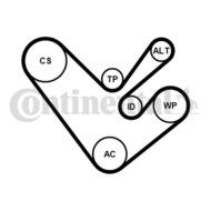 6PK1555K4 CON - Pasek wielorowkowy CONTITECH /zestaw/ 