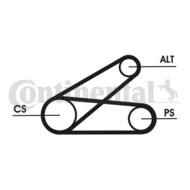 6PK873T1 CON - Pasek wieloklinowy CONTITECH /elastyczny/