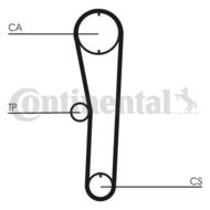 CT680 CON - Pasek rozrządu CONTITECH 41088X3/4"