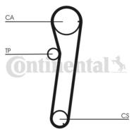 CT739 CON - Pasek rozrządu CONTITECH 76091X3/4"