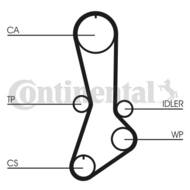 CT765K1 CON - Pasek rozrządu CONTITECH /z napinaczem/ 