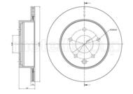 800-1322C CIF - Tarcza hamulcowa CIFAM 