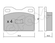 822-015-2 CIF - Klocki hamulcowe CIFAM 