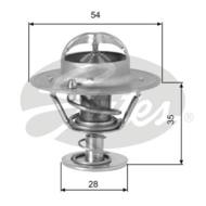 TH00782G1 G - Termostat GATES NISSAN MAZDA