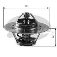 TH12488G1 G - Termostat GATES VAG