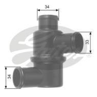 TH14580 G - Termostat GATES LADA