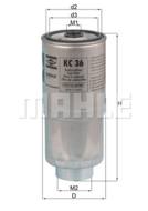 KC36 MAH - Filtr paliwa KNECHT 