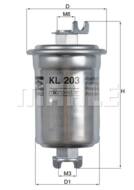 KL203 MAH - Filtr paliwa MAHLE 