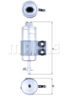 KL510 MAH - Filtr paliwa MAHLE 