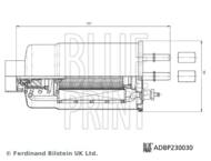 ADBP230030 BLP - Filtr paliwa BLUEPRINT 