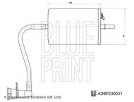 ADBP230031 BLP - Filtr paliwa BLUEPRINT 