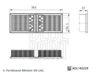 ADL142229 BLP - Filtr kabinowy BLUEPRINT ALFA ROMEO GIULIA 15-