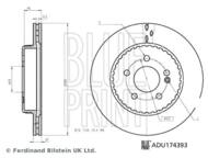 ADU174393 BLP - Tarcza hamulcowa BLUEPRINT 