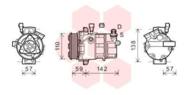 0100K127 VAN - Kompresor klimatyzacji VAN WEZEL 