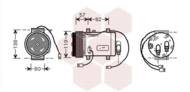 0300K143 VAN - Kompresor klimatyzacji VAN WEZEL 