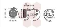 0300K179 VAN - Kompresor klimatyzacji VAN WEZEL 