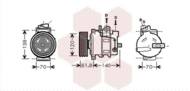 0300K263 VAN - Kompresor klimatyzacji VAN WEZEL 