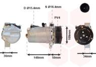 0600K408 VAN - Kompresor klimatyzacji VAN WEZEL 