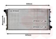 17002379 VAN - Chłodnica silnika VAN WEZEL 