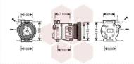 1700K035 VAN - Kompresor klimatyzacji VAN WEZEL 