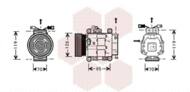1700K063 VAN - Kompresor klimatyzacji VAN WEZEL 