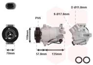 3700K496 VAN - Kompresor klimatyzacji VAN WEZEL 