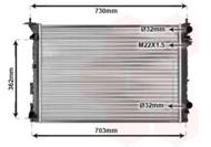 43002259 VAN - Chłodnica silnika VAN WEZEL 