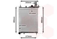 82002099 VAN - Chłodnica silnika VAN WEZEL 